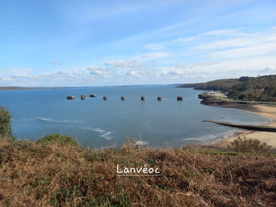 Presqu'Ile De Crozon - Proche Voie Verte Et Plage Lanvéoc Екстериор снимка